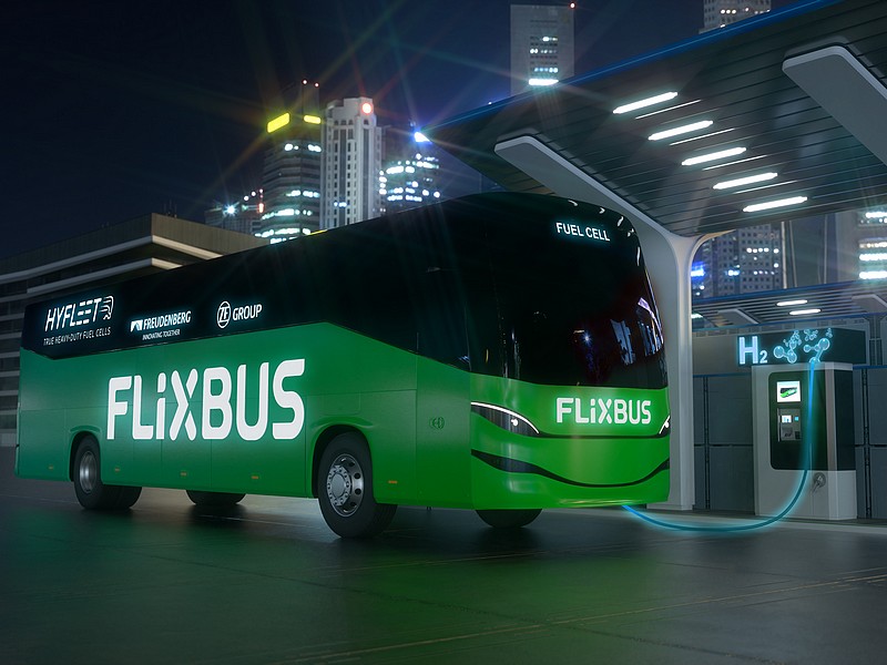 FlixBus se zaměřuje na pohon palivovými články